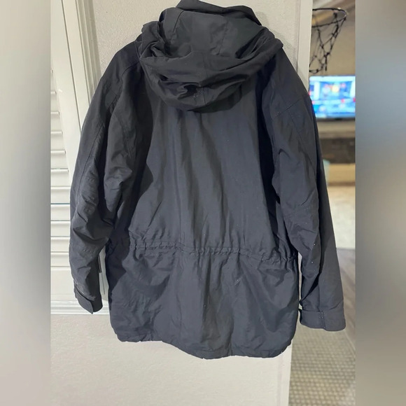 Vintage 90’s Eddie Bauer Black Nylon Jacket - Picture 2 of 7